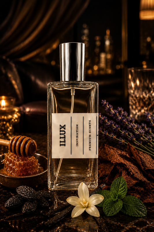 Aura de Oro inspirado en Le Male Elixir de JPG
