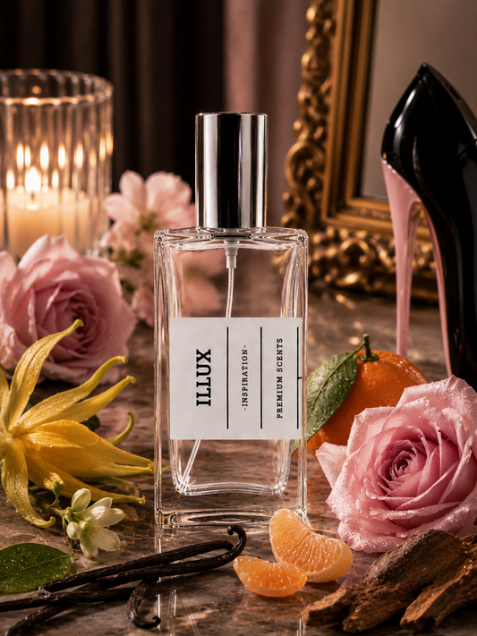 Secreto de Media Noche Elixir inspirado en Good Girl Blush Elixir de Carolina Herrera