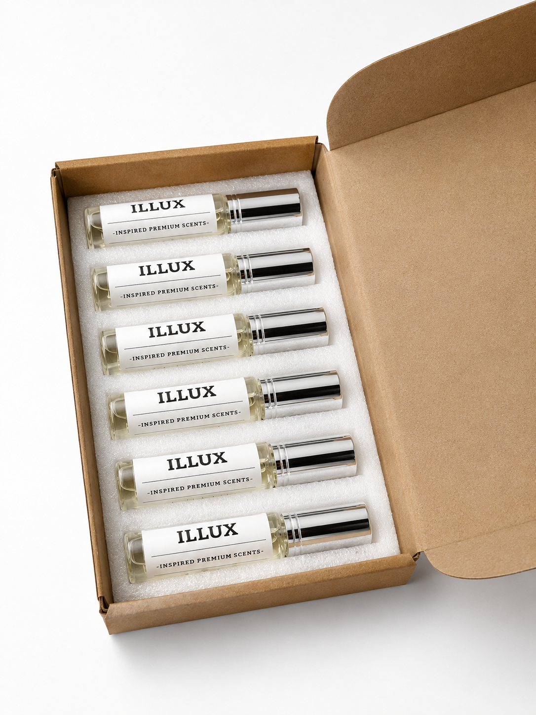 Kit de Bolsillo 6 Fragancias de 10 ml c/u.
