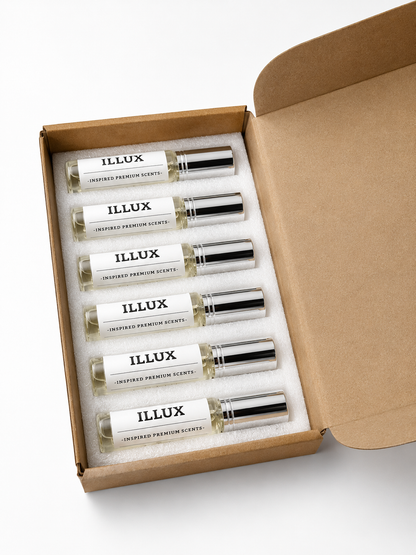 Kit de Bolsillo 6 Fragancias de 10 ml c/u.
