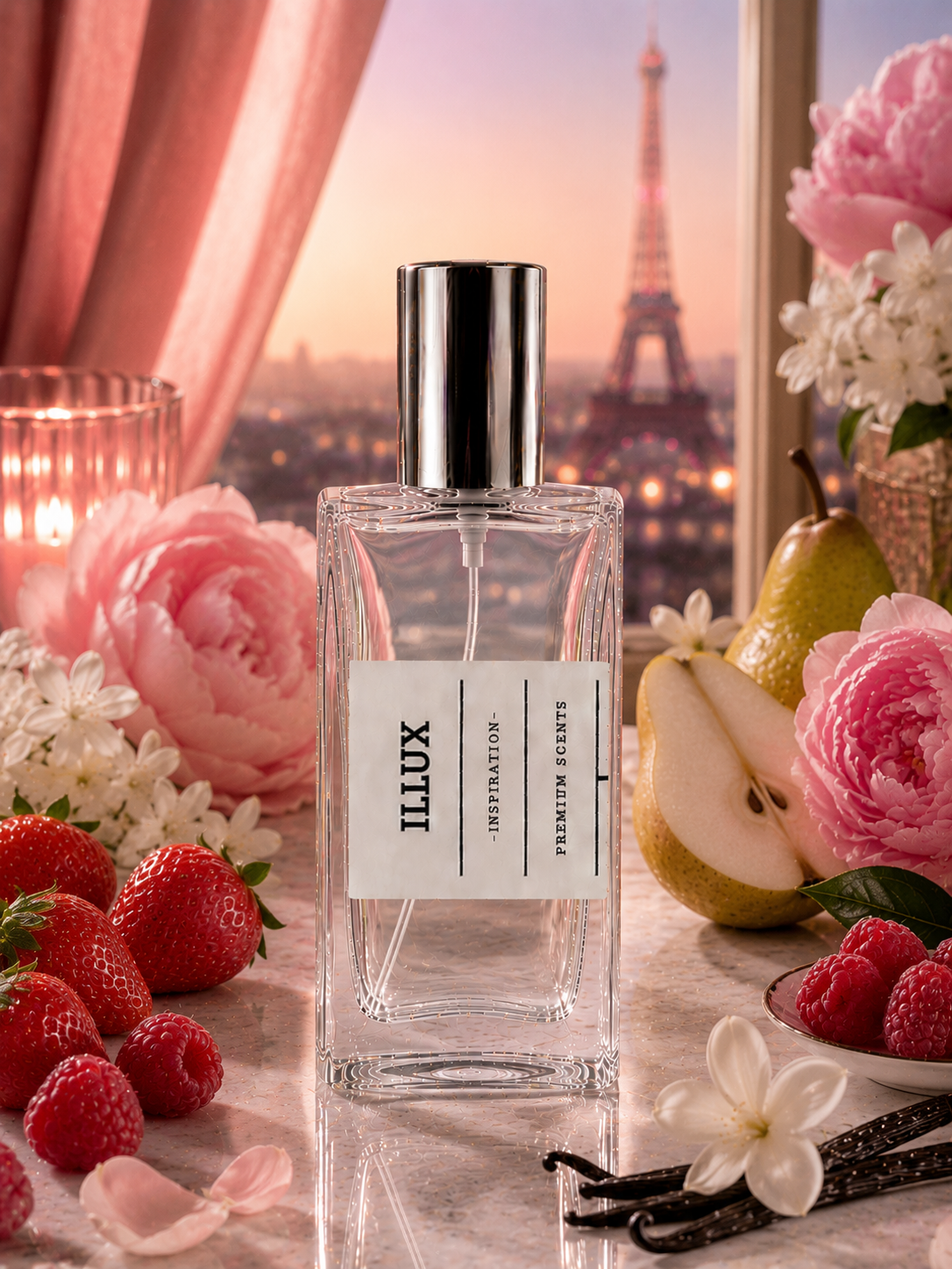 Cielo de París inspirado en Mon Paris YSL